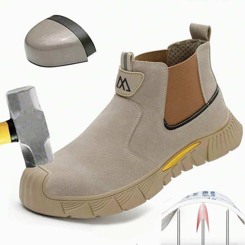 Men'S Shoes With Platform - Wear Resistant Durable Steel Toe Work