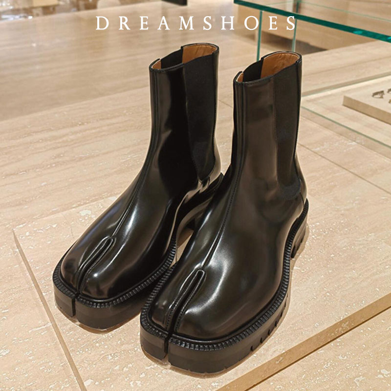 Chelsea Boots Suede - 2026 Retro Split Toe Ankle Boots