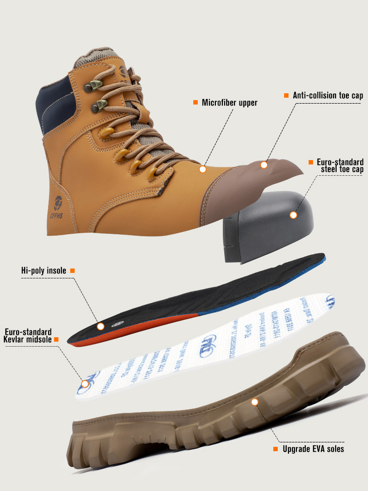 2026 New Work Safety Boots Ste - Work Boot Steel Toe 评论和价格