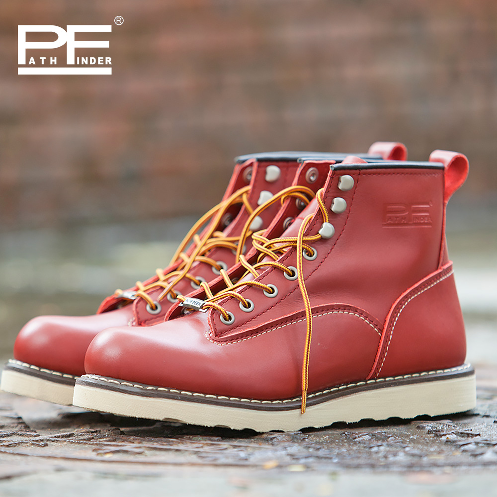 pf Men's Fashion Genuine Leath - Work Boot Steel Toe 评论和价格