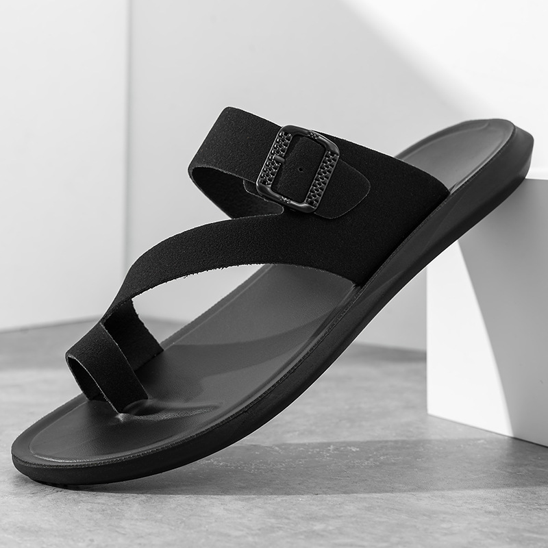 2026 New Summer Handmade Leath - Flip Flop Beach Men 评论和价格