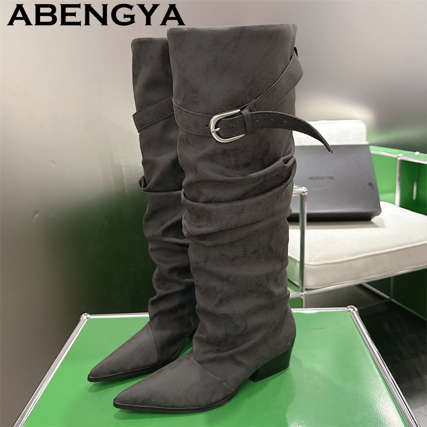 2026 Winter New Women's Suede  - Chelsea Boots Suede 评论和价格