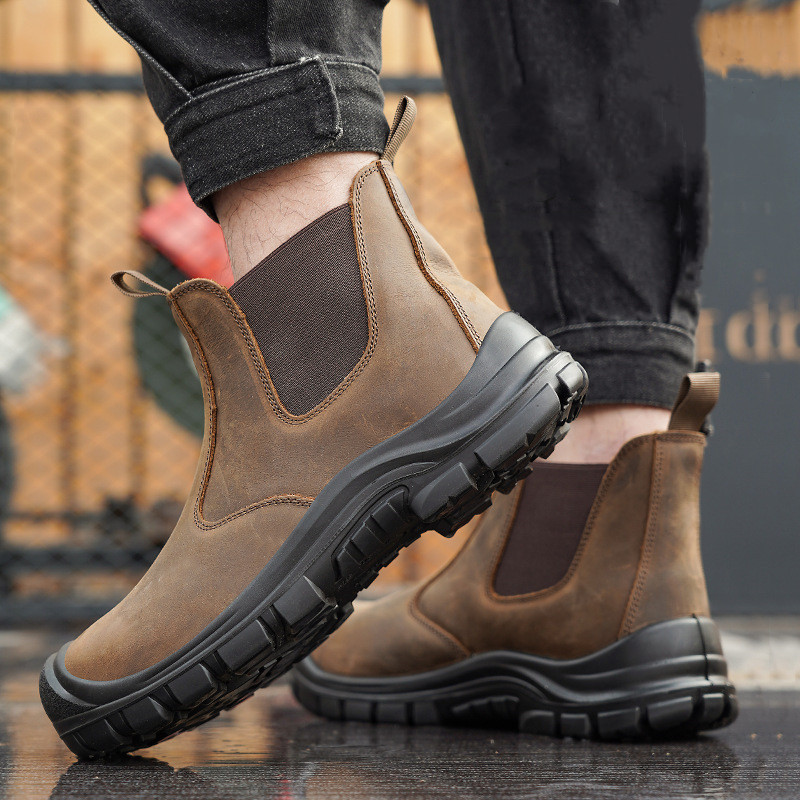 large size men's fashion steel - Chelsea Boots Suede 评论和价格