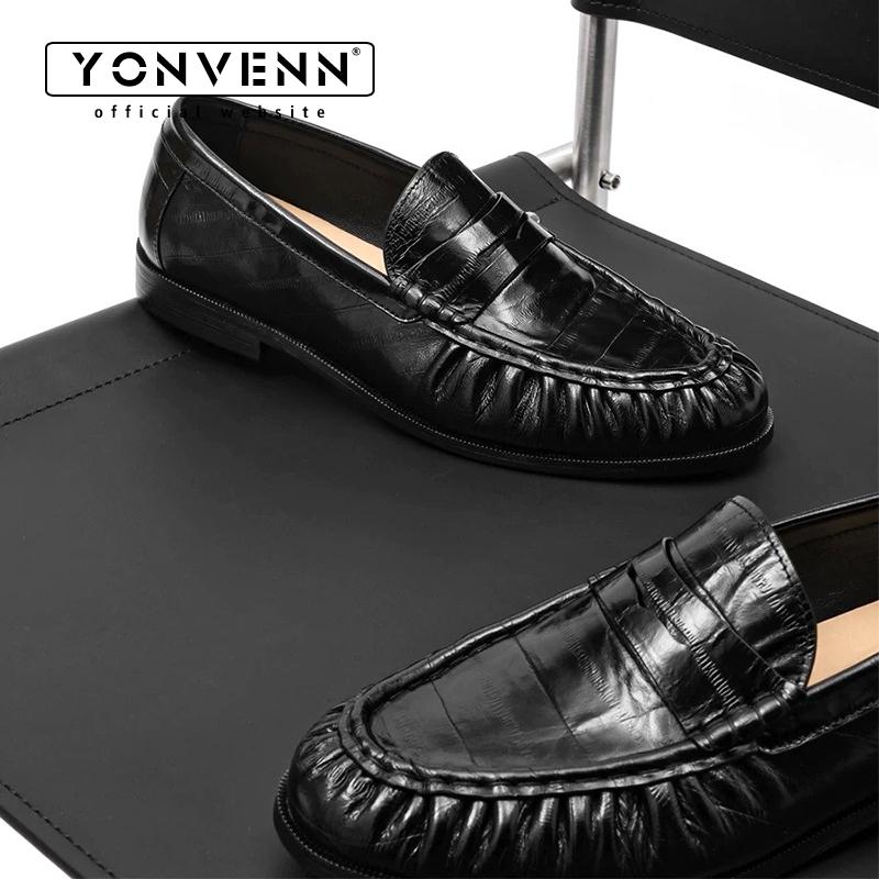 Pearlescent eel skin loafers f - Men Shoes Boss 评论和价格