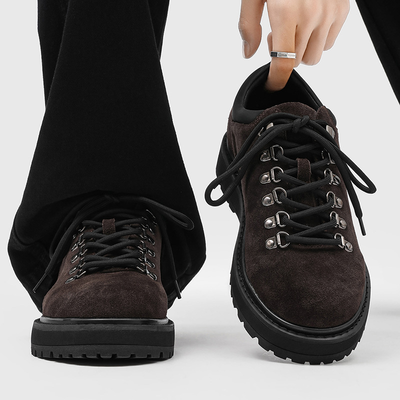 Trendy Men's Casual Leather Sh - Men Shoes Boss 评论和价格