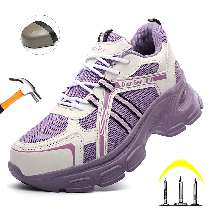 Safety Shoes Women Wear-resist - Work Boot Steel Toe 评论和价格
