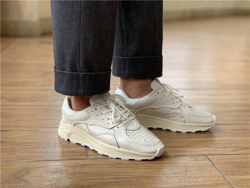 Round-toe Lace-up Casual White - Men Shoes Boss 评论和价格