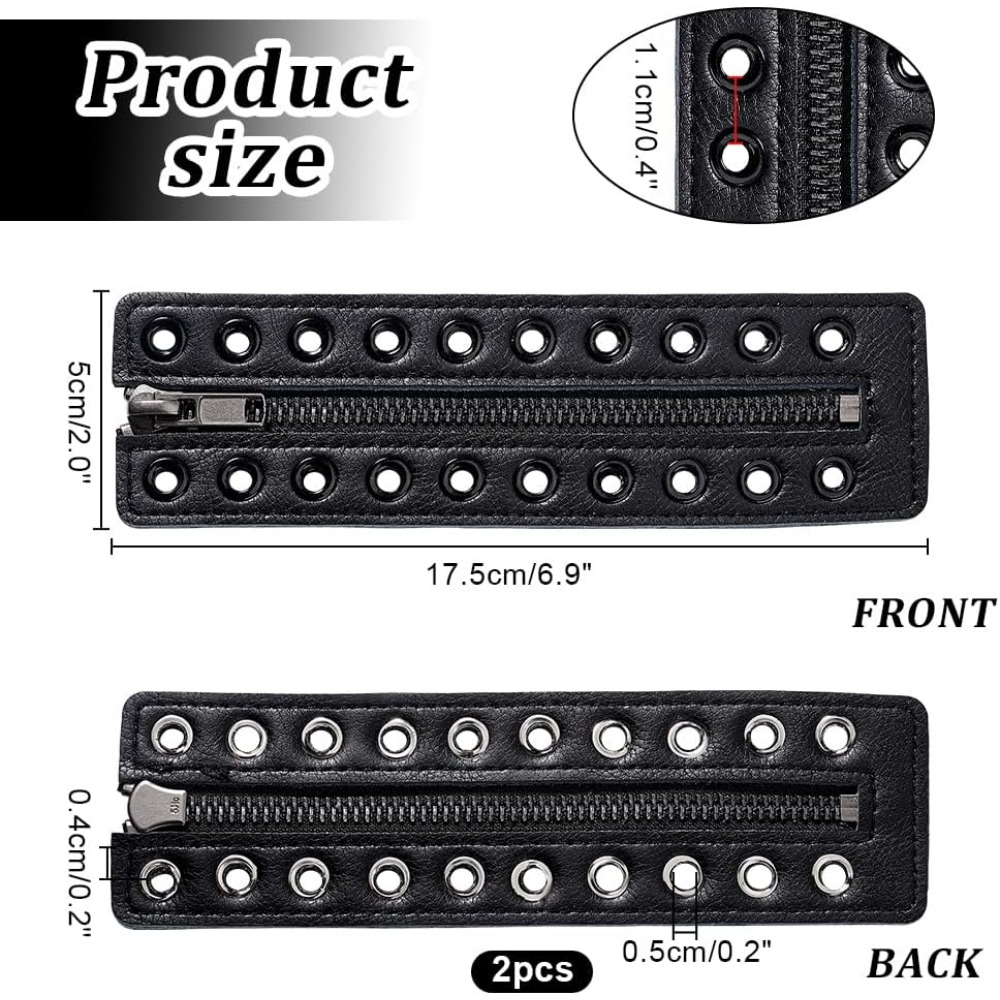 Leather Boot Zipper Inserts 6. - Men Shoes Outlet 评论和价格