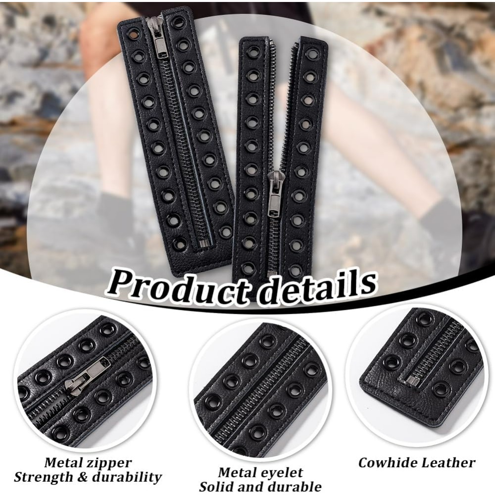 Leather Boot Zipper Inserts 6. - Men Shoes Outlet 评论和价格