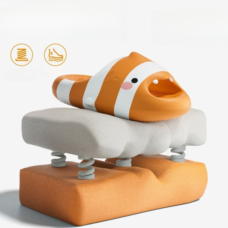 Cute Fish Cartoon Slides Women - Men'S Shoes With Platform 评论和价格