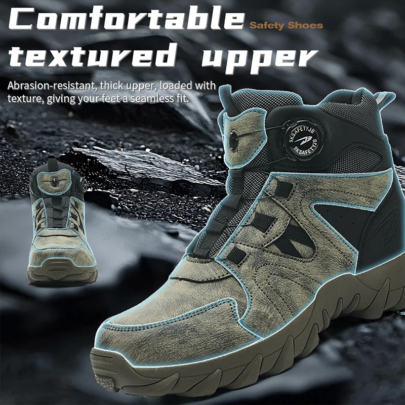 New Men's Safety Boots Work Bo - Work Boot Steel Toe 评论和价格