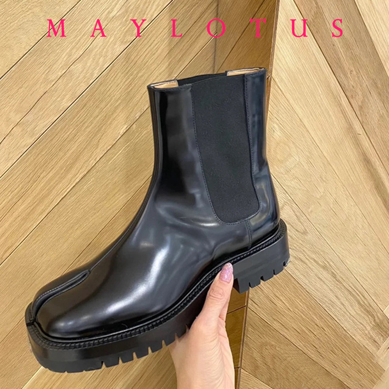 2026 Retro Split Toe Ankle Boo - Chelsea Boots Suede 评论和价格