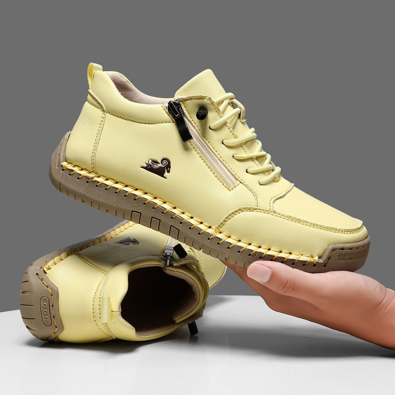 Women's Sneakers Handmade Leat - Men'S Shoes With Platform 评论和价格